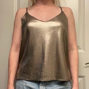 GOLD METALLIC TANK